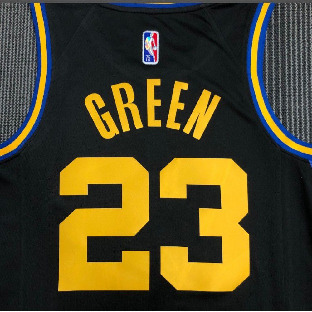 Men's Golden State Warriors Warriors Green #23 Black 2021/22 Swingman NBA Jersey - City Edition-Pro Kit Vault | Brand New 26/27 Sports Jerseys